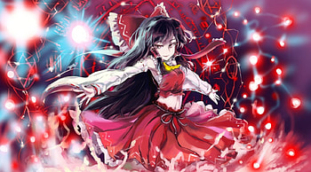 Beauty Witch, Beauty Land, Beauty, Wall, Touhou, Anime, Game, Girl, Classic, New, Reimu HD wallpaper