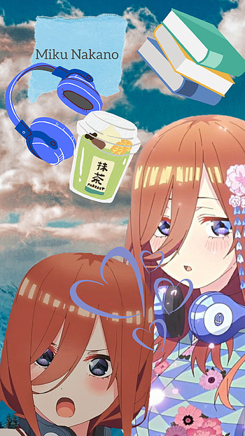 Miku Nakano, waifu, anime HD phone wallpaper