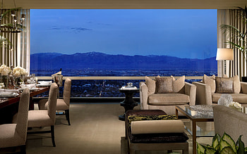 Landscape, Mountains, Interior, Miscellanea, Miscellaneous, Window, Table, Room, Hotel, Vip HD wallpaper