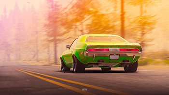 1970 Dodge Challenger RT From The Crew 2 Rear, the-crew-2, the-crew, games, pc-games, xbox-games, ps-games, artist, artwork, artstation, dodge-challenger, dodge HD wallpaper
