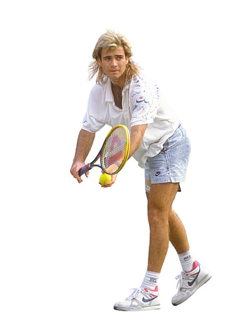 Andre Agassi, Stylish tennis players, Fashion icons, Trendsetters HD phone wallpaper