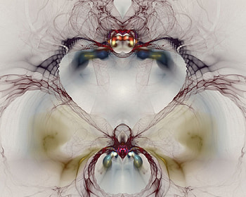 fractal, kleuren, big, bug HD wallpaper