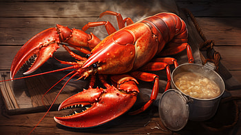 Luscious Lobster Feast, lobster, food, seafood HD wallpaper