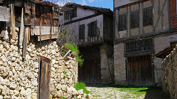 Anatolian village view, Traditional Ottoman ambiance, Turkish countryside, Rural beauty HD wallpaper