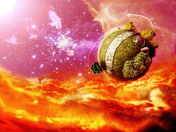 Dragonball Z - King Kai's (North Kai) planet HD wallpaper