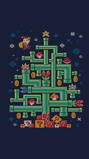 Mario's Pipe Maze: Festive Video Game , video game, Mario HD phone wallpaper