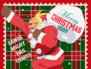 Santa Might — All Might (My Hero Academia) Christmas 2025, Anime, My Hero Academia, All Might HD wallpaper
