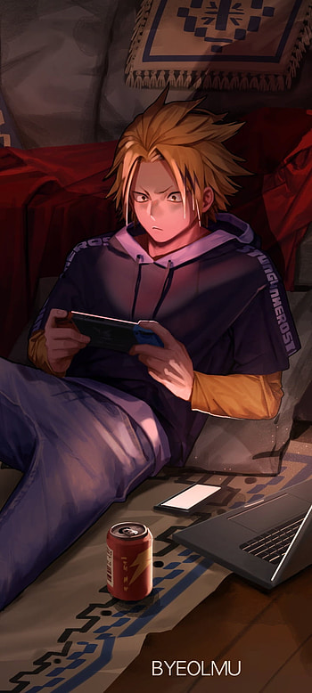 Denki Kaminari, Denki Kaminari, Anime, My Hero Academia HD phone wallpaper