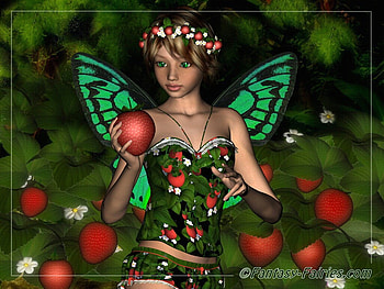a sweet little fairy very friendly, wings, cute, adorable, green HD wallpaper
