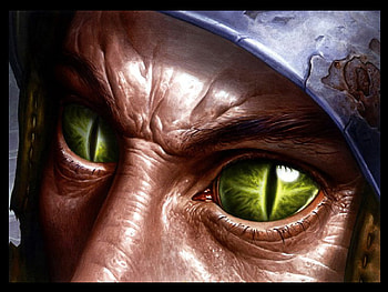 The Eyes, eyes, reptilian, fantasy, green HD wallpaper