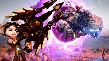 Ratchet and Clank: Rift Apart, Crossover with Rida, Exciting guide, Interdimensional exploration HD wallpaper