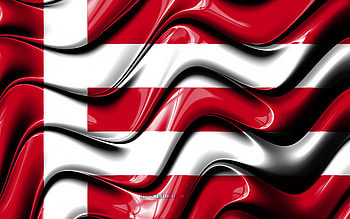 Eindhoven Flag, , Cities of Netherlands, Europe, Day of Eindhoven, Flag of Eindhoven, 3D art, Eindhoven, dutch cities, Eindhoven 3D flag HD wallpaper