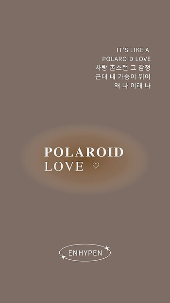 Polaroid Love, enhypen HD phone wallpaper
