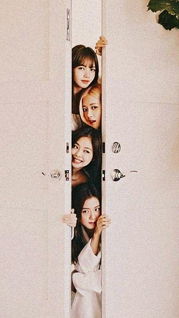 Blackpink lock screen, jennie, jisoo, lisa, rose, lockscreen, ot4 HD phone wallpaper