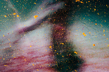 Abstract, Transparent, Paint, Glass, Stains, Spots HD wallpaper