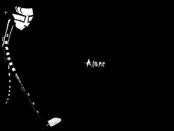 alone, other, abstract, black , entertainment HD wallpaper
