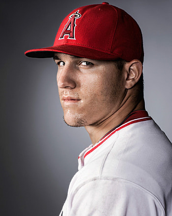 Mike Trout , Baseball star, Home run champion, Athlete's HD phone wallpaper
