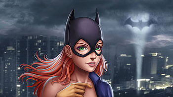Batwoman In Gotham City , batwoman, superheroes, artist, artwork, digital-art HD wallpaper