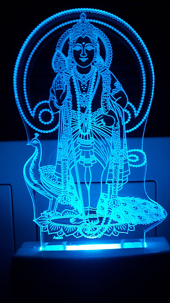 Murugan , Beautiful, Blue Light, Statue HD phone wallpaper