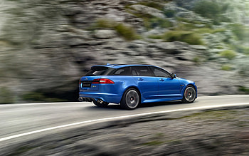 jaguar xfr s sportbrake, british, wagon, jaguar, mountain HD wallpaper