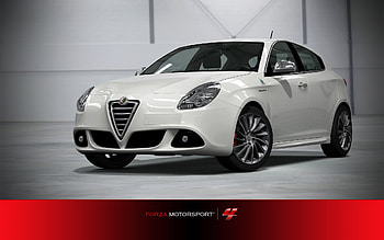Alfa Romeo Giulia, video game, Forza Motorsport 4 HD wallpaper