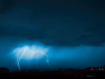 Thunderdome, thunder, sky, dome HD wallpaper