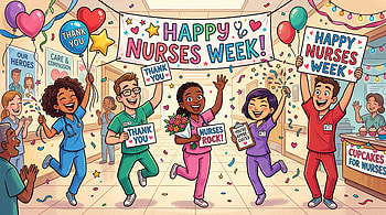 Happy Nurses Week / Nurses Rock Ultra / Thank You Nurses Poster, Celebration, Healthcare HD wallpaper
