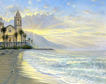 Costa Azul, sand, architecture, beach, waves, costaazul, building, clouds, nature, sky, water, sun, ocean HD wallpaper
