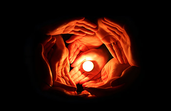 Candle And Hands Together, candle, hand, love, Family, Together HD wallpaper