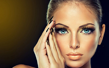 Beauty, makeup, eyes, model HD wallpaper