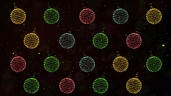 Christmas, decoration balls, art HD wallpaper