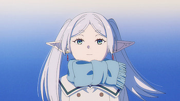 Frieren: Quiet Sky | Frieren - Winter Gaze | Beyond Journey's End — Frieren, Anime, Frieren: Beyond Journey's End, Frieren (Frieren: Beyond Journey's End) HD wallpaper