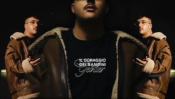 Geolier il coraggio dei bambini, album, rap, music, rapper HD wallpaper