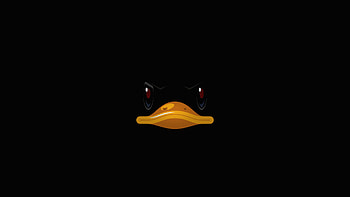 Duck Minimal , duck, minimalism, minimalist, artist, artwork, digital-art, dark, black HD wallpaper