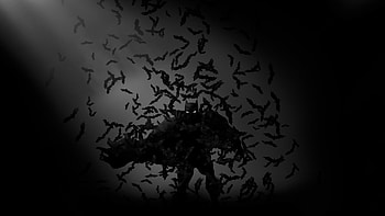 Batman Bats Art , batman, bats, monochrome, black-and-white HD wallpaper