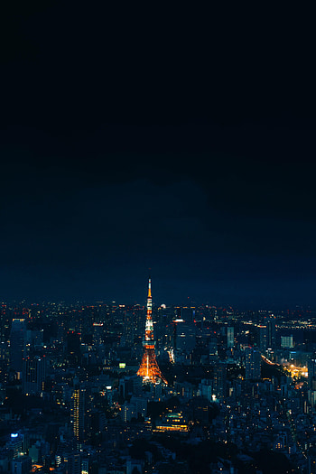 Cities, Architecture, Building, Lights, Night City, Tower HD phone wallpaper