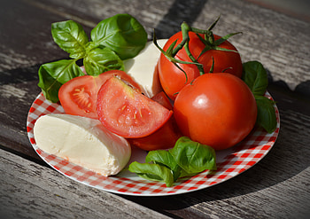 Food, Cheese, Tomatoes, Mozzarella HD wallpaper