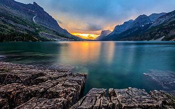 Montana sunset , , Backgrounds HD wallpaper