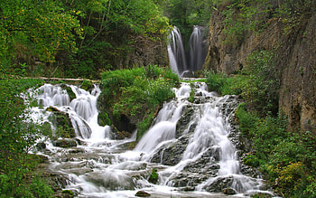Black Hills National Forest, Waterfall , Scenic beauty, Outdoor adventure HD wallpaper