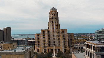 Buffalo Skyline, Haunted history HD wallpaper