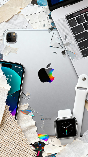 Apple Mosaic: Rainbow Devices, Apple Inc. HD phone wallpaper