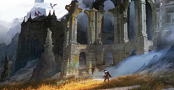 Epic Fantasy Ruins: of Forgotten Realms, fantasy, ruin HD wallpaper