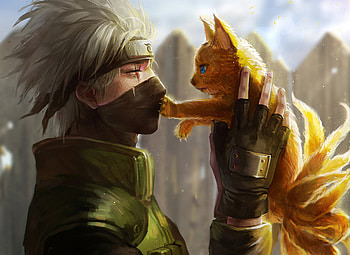 Naruto Anime, naruto, anime, cat HD wallpaper