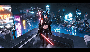 Texas by 塞戮尔, Arknights, Texas (Arknights), video game, futuristic city, drone HD wallpaper