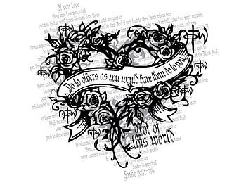 Do unto others, abstract, fantasy, love, vines, spiritual, heart HD wallpaper