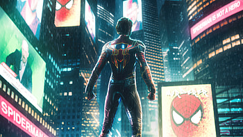 Spiderman With Iron Suit, spiderman, superheroes, artist, artwork, digital-art, behance HD wallpaper