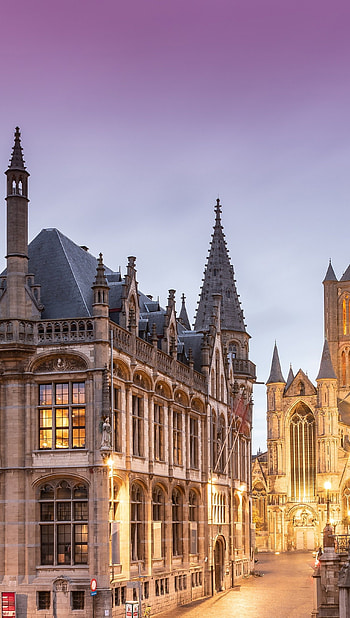 Belgium architecture, Ultra HD phone wallpaper