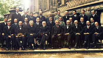 Solvay Conference 1927, Einstein HD wallpaper