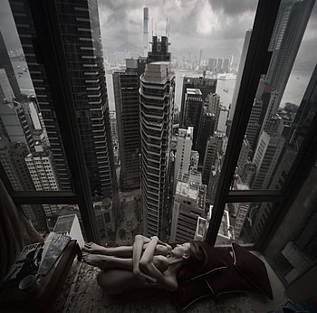 alone from the world, inspiration, busy, alone, thinking, high, pure HD wallpaper