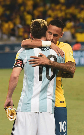 Messi y Neymar HD phone wallpaper
